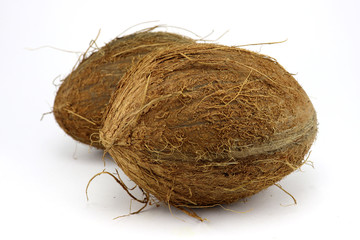 Coconut isolated on white background.