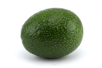 Avocado isolated on white background.