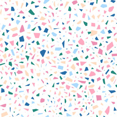 Pink terrazzo seamless pattern
