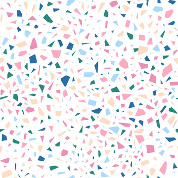 Pink Terrazzo Seamless Pattern