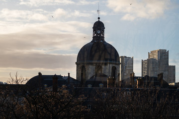 Sunrise over the pity Salpetri&egrave;re - Paris, France