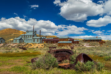 Obraz premium View of the Bodie, ghost town. Bodie State Historic Park, California, USA.