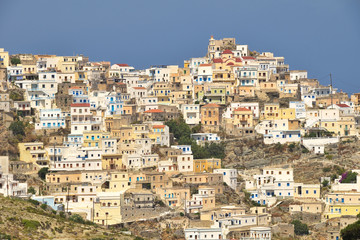 Fototapeta premium olympos karpathos grecia