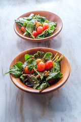 Baby Kale Walnut Salad