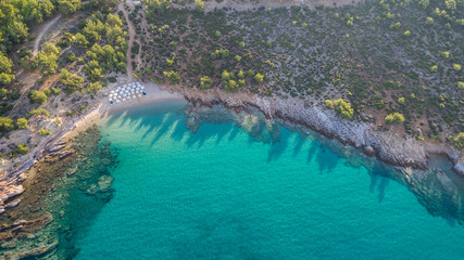 Notos beach. Thassos island, Greece