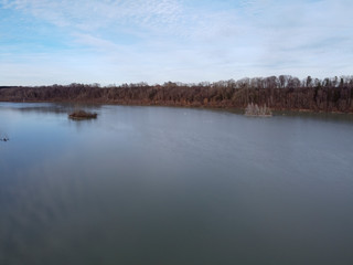 View over the Lech barrage 18 at Kaufering
