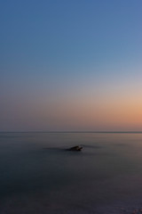 loneliness at sunset