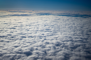 clouds view frome the sky above