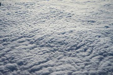 clouds view frome the sky above