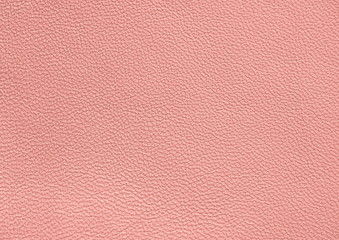 The texture of genuine leather. Pink background.