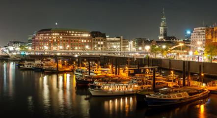 Der Binnenhafen in Hamburg