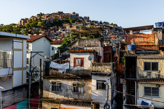 Favella in Rio de Janeiro, Brazil