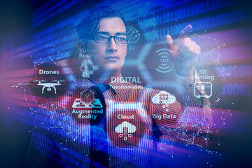 Digital transformation and digitalization technology concept