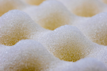 Macro of Polystyrene Foam Sponge Packing and Shipping Protection