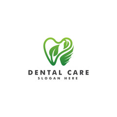 Dental logo design template vector illustration