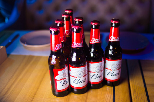  Budweiser Beer Bottles