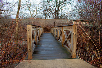 Obraz premium Wooden Bridge