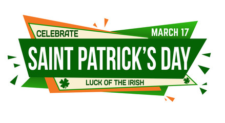  Saint Patrick's day banner design