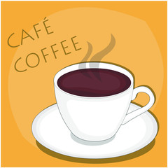 vector illustration of a cup of coffee