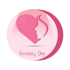 Womens day button