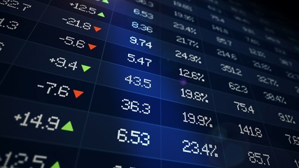 Fototapeta premium stock market exchange graph illustration