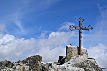 Krzyż na Gerlachu, Tatry, Słowacja