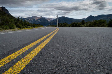 road in mountains