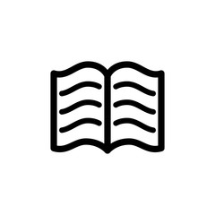 Vector illustration, book icon design