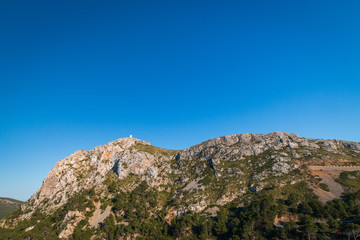 Fototapeta na wymiar Viewpoint Mirador Es Colomer, Majorca (Mallorca), Spain.