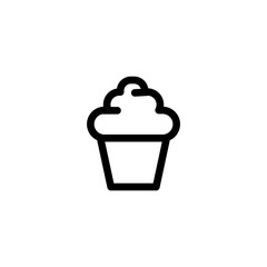 Vector illustration, cupcake icon design