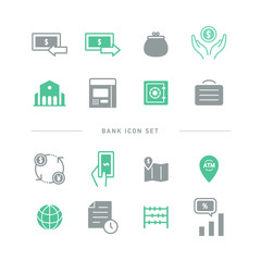 BANK ICON SET