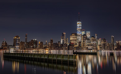 Fototapeta na wymiar New York City Skyline at Night 