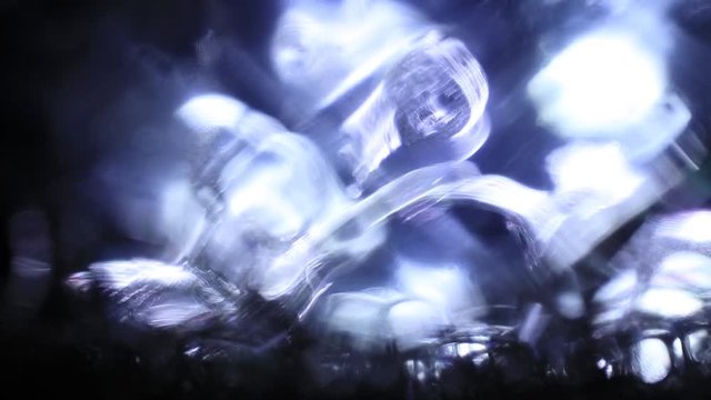 Fluxo abstrato cinza