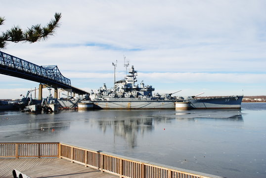 Battleship Cove Maritime Museum, Fall River Massachusetts January 2020. 