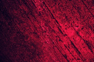 red background