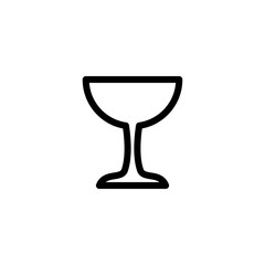 Vector illustration, wine glass icon design