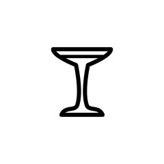 Vector illustration, wine glass icon design