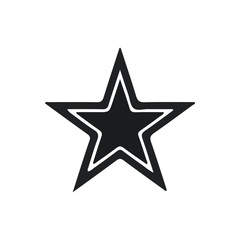 star isolated on white background