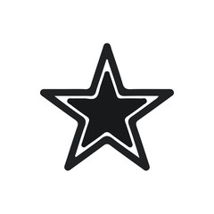 star isolated on white background