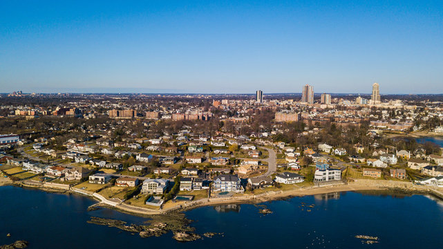 Aerial Views of Mamaroneck, New Rochelle, and Larchmont