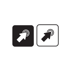 pointer icon, click icon, cursor icon