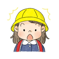新入生　女の子表情　驚き顔