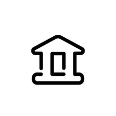 Vector illustration, bank icon design