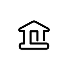 Vector illustration, bank icon design