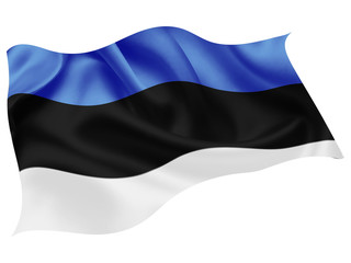 エストニア　  国旗　世界　アイコン