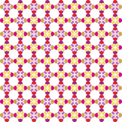 Colorful Seamless Pattern With Flowers , Abstract, Illustrator Floral Pattern Wallpaper 