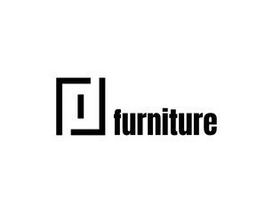 Abstract Logo Design of Furniture with Simple and Modern Concept. Isolated on White Background. This Logo Suitable for a Furniture Company, Interior Design Company, Etc. Vector Illustration.