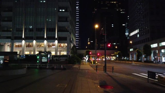 東京駅日本橋口　夜景