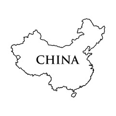 China map icon