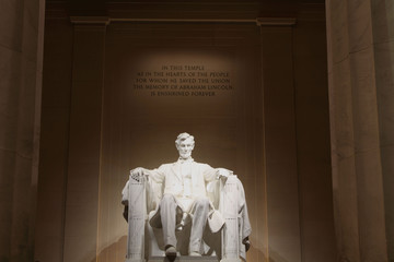 Abraham Lincoln Stsatue in Washington DC